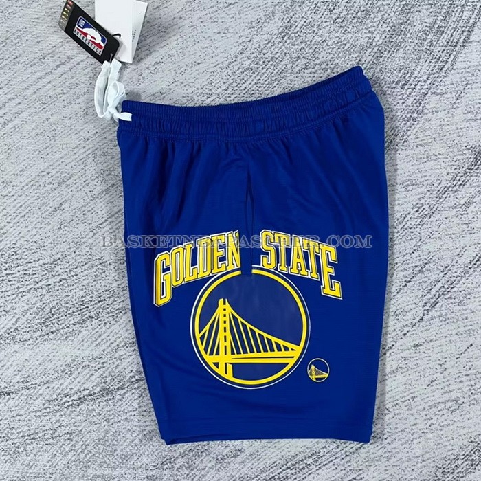 Short Golden State Warriors Big Logo Just Don Bleu